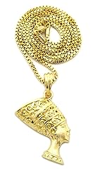 CBC Crown Egyptian Queen Nefertiti Pendant with