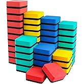 Dry Erase Erasers,1 Pack Whiteboard Dry Erasers Chalkboard Cleaner Wiper Mini Whiteboard Cleaning Pads Chalkboard Wiper Office Home Supplies 2 2 X 4