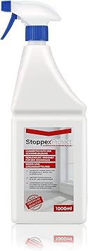 Stoppex Protect Dauerhafter Schimmelschutz 1l Vorbeugende Schimmelimpragnierung Gegen Schimmelpilz Fur Wande Mauerwerk Bad Und Fliesen Dauerhafter Schimmelstopp Amazon De Baumarkt