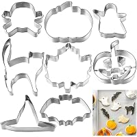 Elecotive Set di 9 Halloween Forine per Biscotti Acciaio Inox Stapi