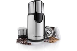 KitchenAid Blade Coffee Grinder and Spice Grinder Combo Pack, Onyx Black