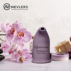 Nevlers Himalayan Salt Inhaler Ceramic with 6 Oz