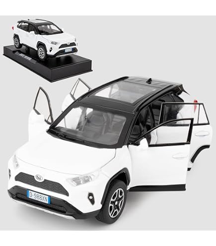 Amazon.com: BDTCTK 1/24 Compatible for RAV4 Model Car, Zinc Alloy