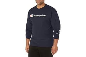 Champion Men's Long Sleeve T-shirt, Classic T-shirt for Men (Reg. Or Big & Tall)