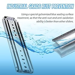 VAGUDE Heavy Duty Drawer Slides 12 14 16 18 20 22
