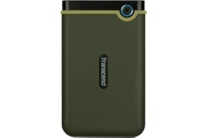 Transcend 2TB SJ25M3, USB 3.1 Portable Hard Drive Rugged, Anti-Shock Resistant, Compact and Lightweight with Lightning-Fast S