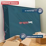 Wrappybag Opaque Plastic Mattress Storage Bag 90x200 cm Heavy-Duty view 6