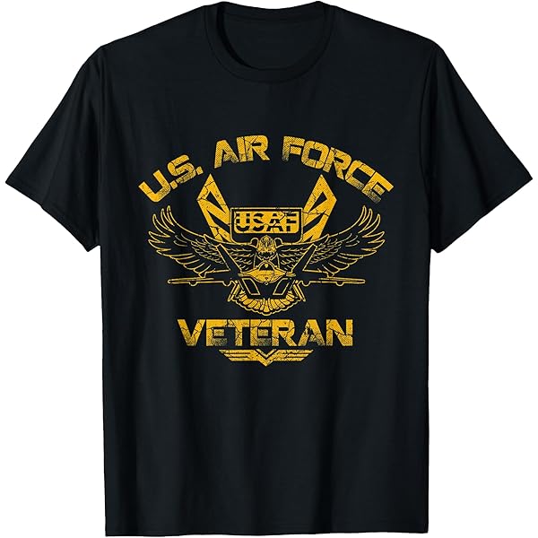 T-shirt Air Force T-shirt Militare U.S. Air Force Con Grafica DD 214 Cotone 100 Taglie Disponibili A 926771 - Foto 10
