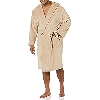 Men's Waffle Robe by BOCA TERRY, Waffle Knit Spa Robe, Long Lightweight Cotton Kimono Hotel Bathrobe, Black, Medium-Large Men's Waffle Robe by BOCA TERRY, Waffle Knit Spa Robe, Long Lightweight Cotton Kimono Hotel Bathrobe, Black, Medium-Large