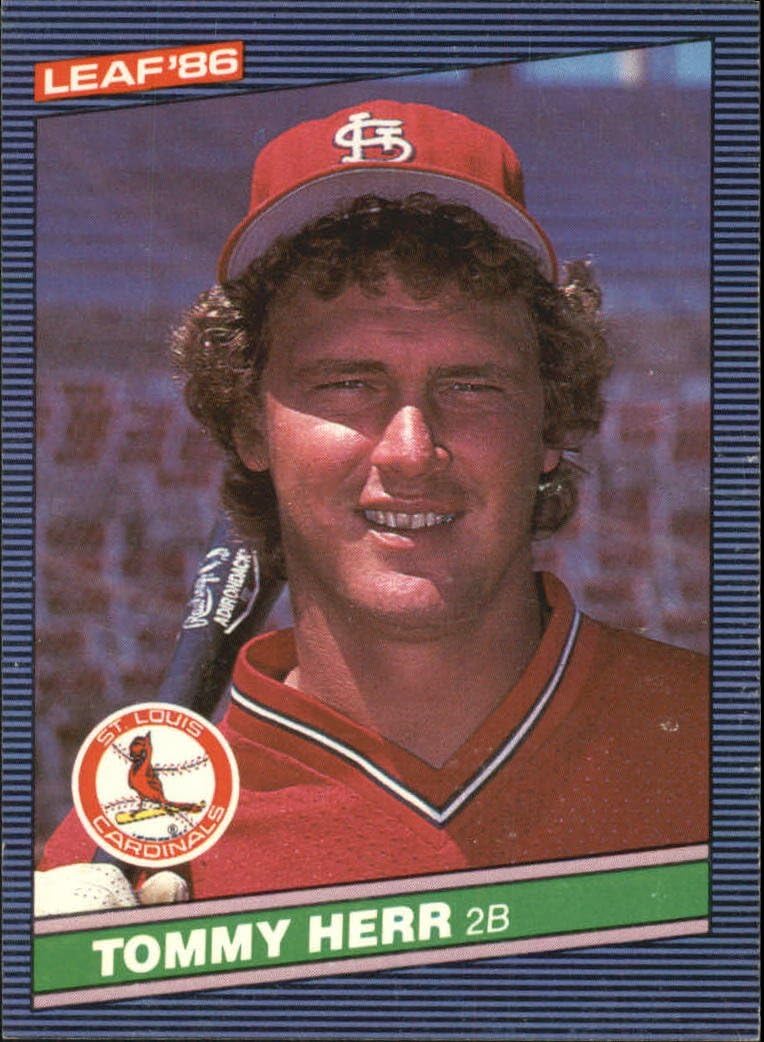 Amazon 1986 Leaf Donruss Baseball Card 79 Tommy Herr 