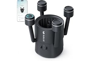 BUBLUE F10 Robotic Surface Skimmer, Pool Cleaner with Powerful Suction, Dual Motor, 5L Filter, Dual Cleaning Modes, Smart App Control, One-Tap Docking, LED, AI Navigation, for Pools up to 538 Sq.Ft.