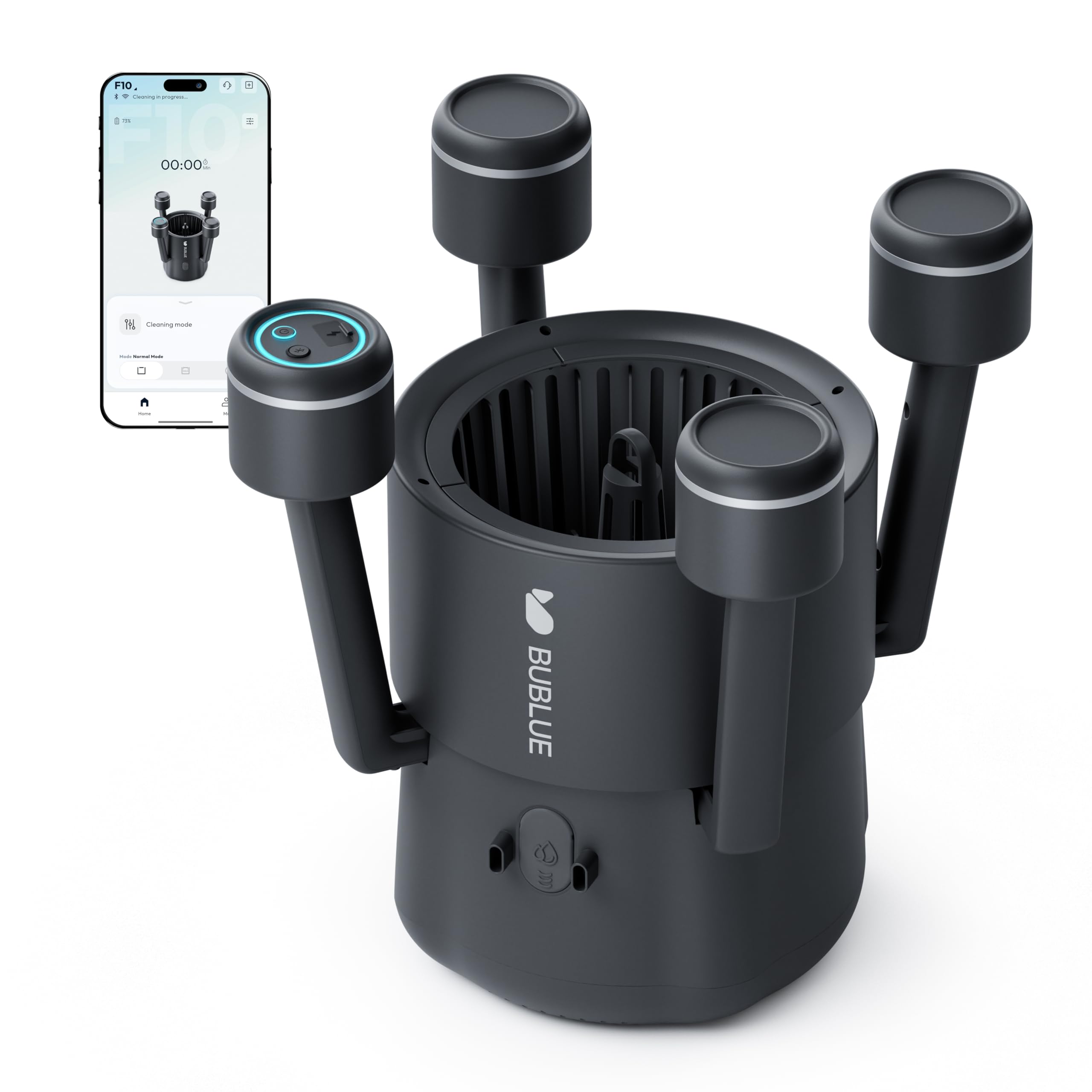 BUBLUE F10 Robotic Surface Skimmer, Pool Cleaner
