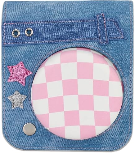 Custodia Trasparente Rigida Per Fujifilm Instax Mini 41, Con Tracolla E 5 Cornici Magnetiche Per Foto 2x3, Protezione E Stile