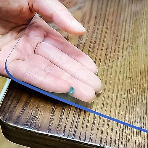 LovePads Clear Desk Mat 30 x 72 Inch, Thick Clear Table Protector,  Waterproof Plastic Table Cover Protector, PVC Desk Protector Mat, Vinyl  Desk