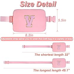 Uygafly Personalized Belt Bag for Women Girls
