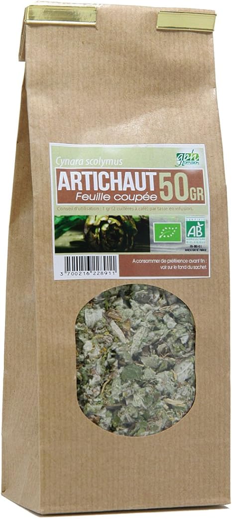 Tisane Artichaut Feuille Bio Cynara Scolymus 50 G Amazon Fr