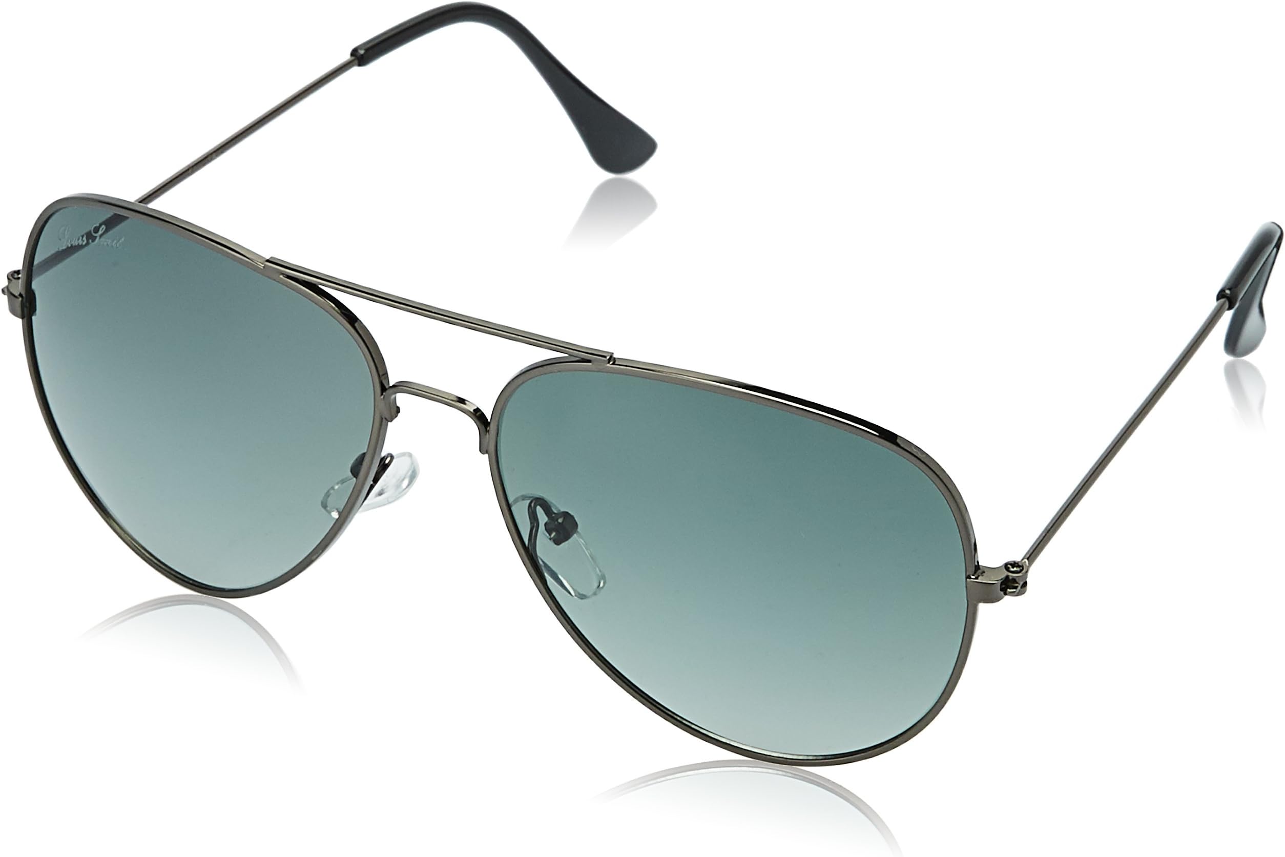 LOUIS SMIT Polarized Aviator Men's Sunglasses - (LS101 C8|58|Green Color)