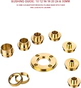 KATSU Brass Router Guide Bushing Set 10 Pcs Case Metric Size Kit view 3