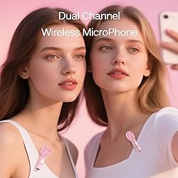 Wireless Lavalier Lapel Microphone for