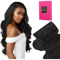 Virgin Human Hair Tape-In Extensions, 18 Inch, 50g, Invisible Edge Amazon.com : Tape in Hair Extensions Human Hair 100% Real  main image 2