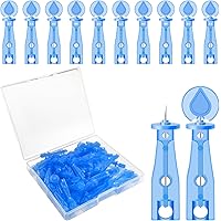 WELANE Blackhead Blemish Remover, 50 PCS Disposable Acne Pimple Whitehead Popper Needle Face Beauty Tool for Beauty Salon, Ho