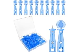WELANE Blackhead Blemish Remover, 50 PCS Disposable Acne Pimple Whitehead Popper Needle Face Beauty Tool for Beauty Salon, Ho