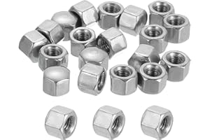 MECCANIXITY 20 Pcs M3x0.5mm Cap Nuts, 304 Stainless Steel Metric Hex Cap Dome Head Hardware Nuts, Bright Finish for Light Fix