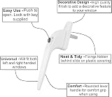 Yale YES-WINH-WH Essentials Inline Replacement Window Handle 40 mm view 3