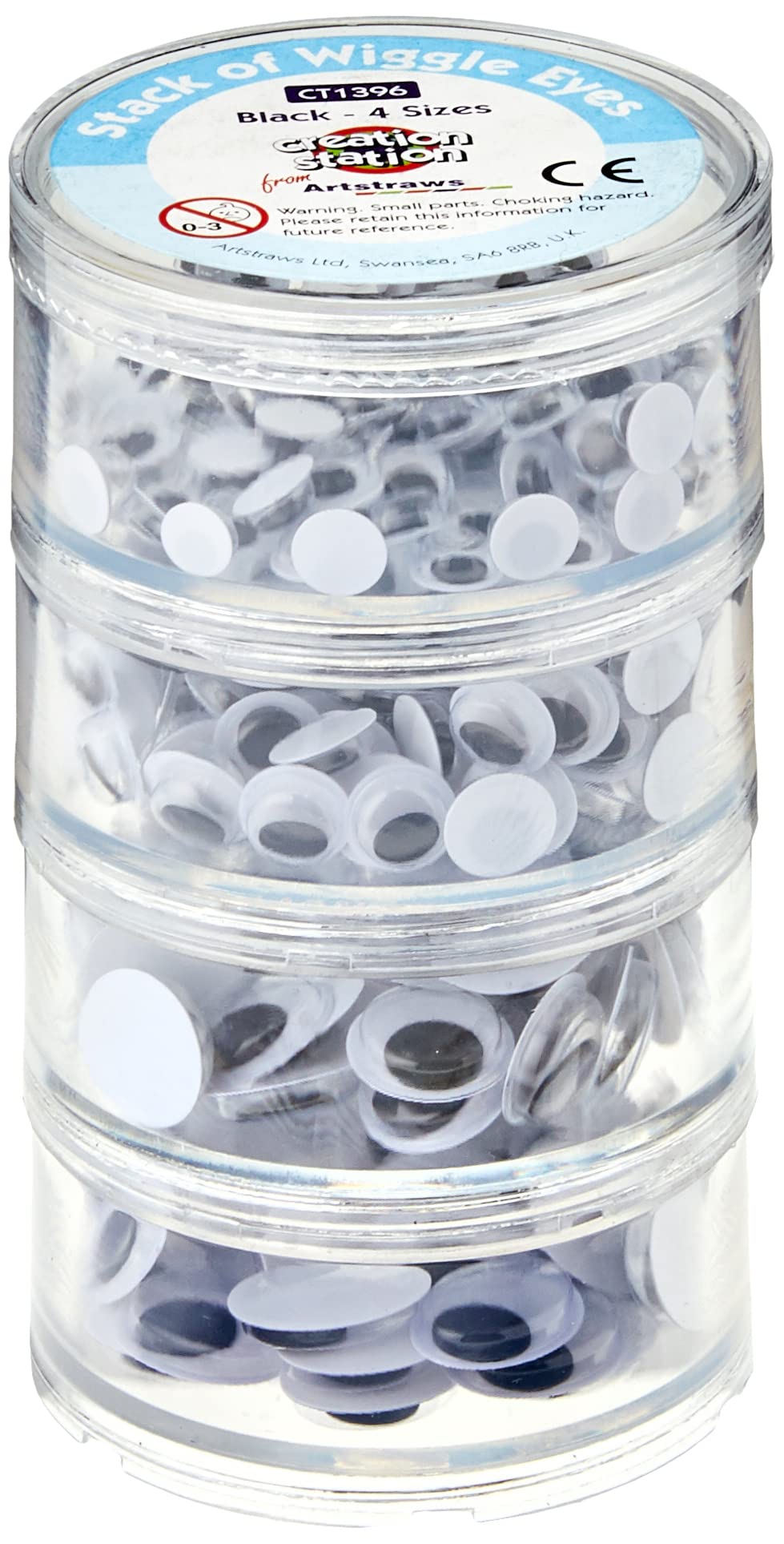 Creation Station Wiggle Eyes (Black)