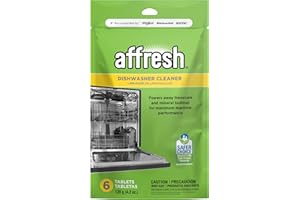 Affresh Dishwasher Cleaner, Helps Remove Limescale and Odor-Causing Residue, 6 Tablets