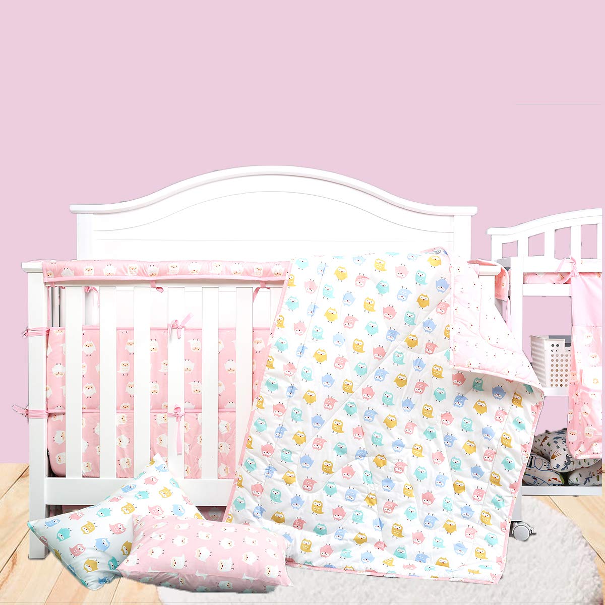 baby bed set with pillow