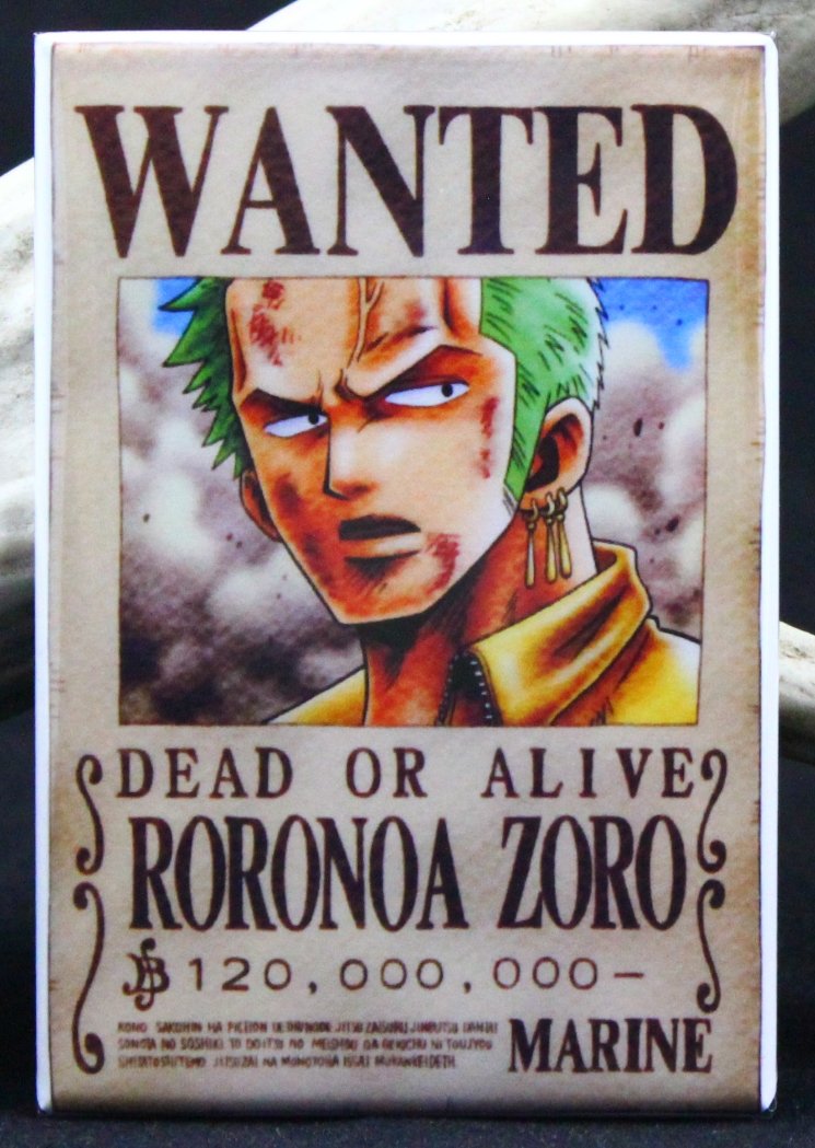 One Piece Zoro wanted a poster