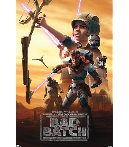Amazon.com: Star Wars: The Bad Batch - One Sheet Wall Poster, 34L
