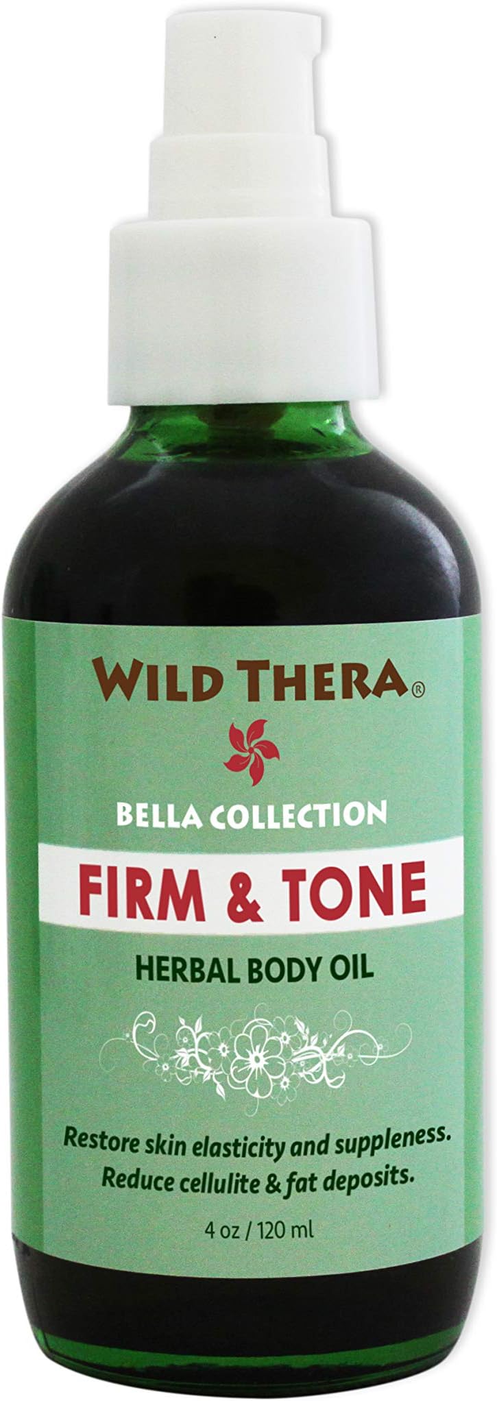 Wild Thera Herbal Skin Firm & Tone. Natural Anti Cellulite cream. Natural serum oil for face firming, stomach tightening, neck firming, body & belly firming with coffee/caffeine.