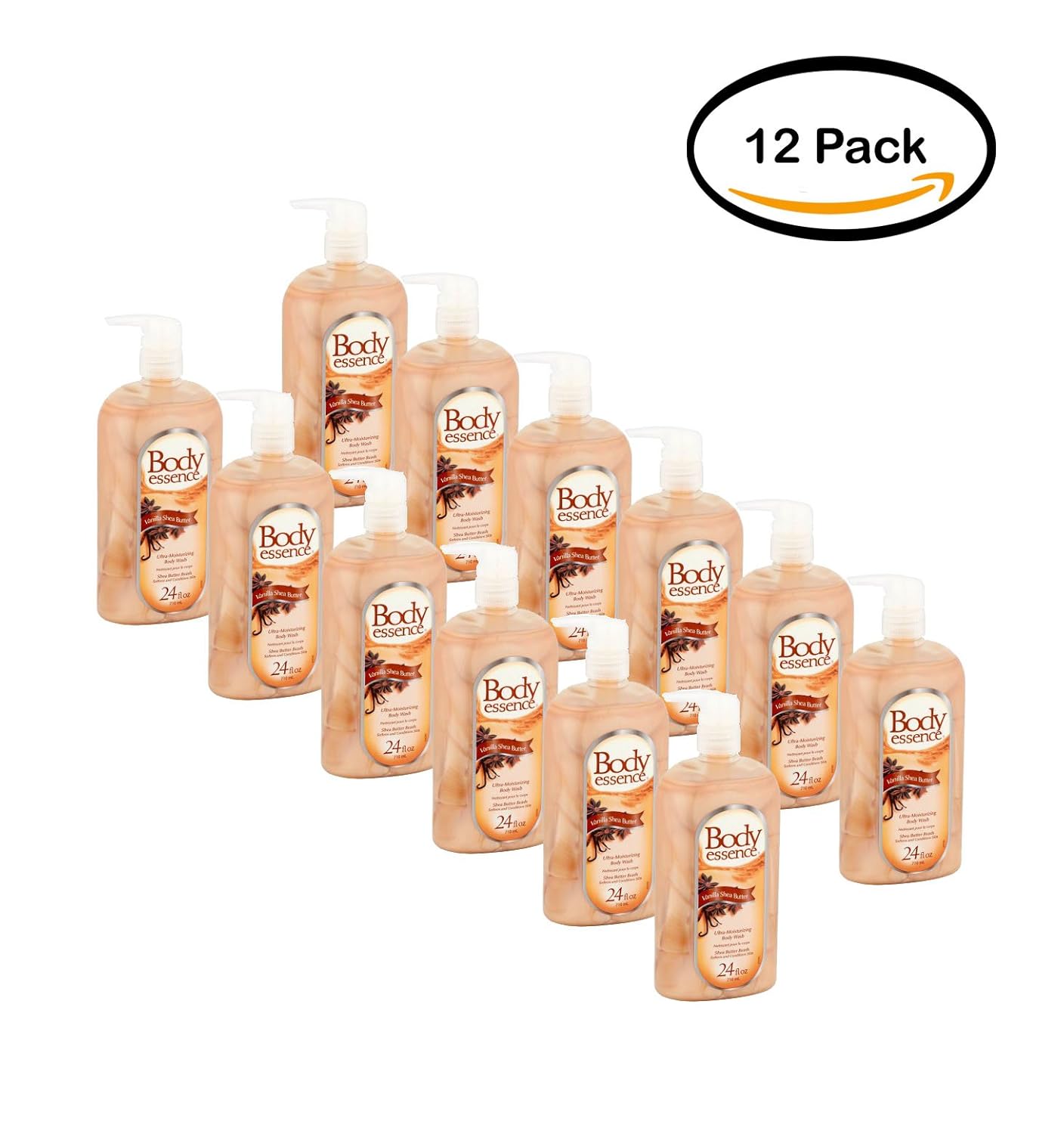 PACK OF 12 Body Essence UltraMoisturizing Vanilla Shea