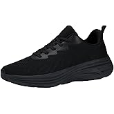 LCGJR Men's Slip On Cushion Running Shoes Lightweight Breathable Walking Shoes Non Slip Athletic Fashion Tennis Sneakers
