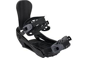 5th Element Summit Stealth Adult Snowboard Bindings for Men-Designed for New or Replacement Snowboards. Universal bindings disc and Hardware for Beginner to Intermediate