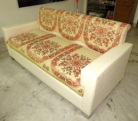 Vivek Homesaaz 5 Seater Polycotton Sofa Cover Set,10 Piece