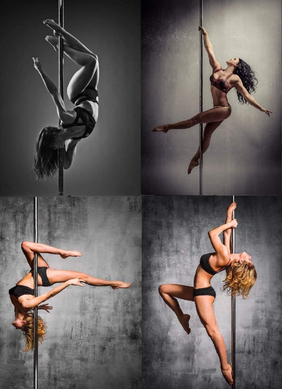 Femor Pole Dance Barra para Baile Sexies de Acero Inoxidable, Diámetro de 45mm, Longitud de 2.235m - 2.745m, Ideal para Ejercitarse y Practicar Giros Dinámicos, Adecuada para Casa, Gimnasio o Bar: Amazon.es: