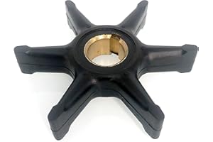 KUNOANZ 377178 775519 Water Pump Impeller For Evinrude Johnson 9.5 10 HP 2 Stroke Outboard Sierra 18-3003 0377178 0775519 0777833 9.5HP 10HP 1968 1969 1970 1971 1972 1973
