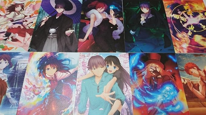 Amazon Fate Grand Order Fgo 空の境界 コラボ Dining ポストカード 全種セット 両儀式 黒桐幹也 蒼崎橙子 Ufotable アニメ 萌えグッズ 通販