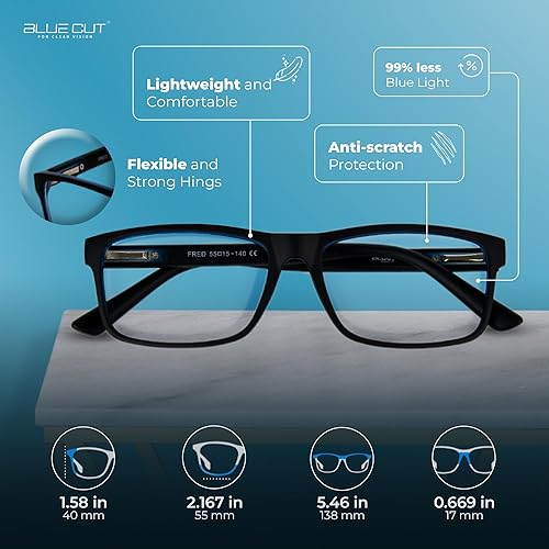 Eye Protection Glasses To Reduce Glare From Computer Screen Blue