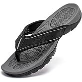 GUBARUN Mens Sport Flip Flops Comfort Casual Thong Sandals Outdoor