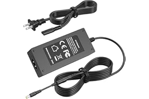 HIENADTOR 48V NVR System Charger fit for Lorex 4K 8ch 1HDD 8PoE NVR Network Video Recorder, Power Cord AC Adapter for Reolink RLN8-410 16CH PoE Power Supply for Lorex N841A8-Z NR818-N LNR110 LNR118 QT874 QC8016