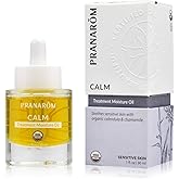 Pranarom - Calm Treatment Moisture Oil 30ml - Moisturizing Dry Sensitive Skin - Soothing - Organic Virgin Plant Oils, Organic Essential Oils