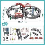 XIAPIA 128 Pcs Train Set Magnetic Couplings 3 Layers Educational Toy view 6