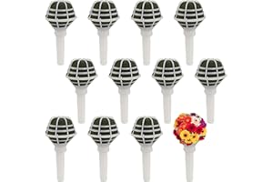SEHOI 12 Pack Foam Bouquet Holders, Foam Floral Handle Bouquet Holders, Floral Arrangement Foam Bouquet Handle Holder for Artificial Fresh Flowers, Wedding Supplies, Decoration, 3.2 x 7 Inches