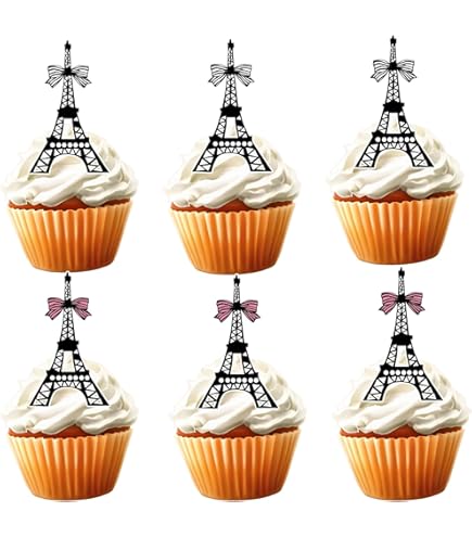 Decorazioni Per Feste A Tema Parigi - 29 Pezzi Con Striscione, Topper Per Torta E Cupcake, Palloncini Torre Eiffel, Per Compleanno Ragazze, Matrimonio, Baby Shower