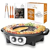 Food Party Hot Pot with Grill 2 in 1 Electric