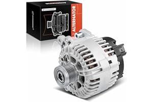 A-Premium Alternator Compatible with Volkswagen Jetta 06-15, Beetle 13-14, Passat 06-17, Golf 10-14 & Audi A3 06-13, TT Quattro, 12V 140Amp CW 6-Groove Clutch Pulley